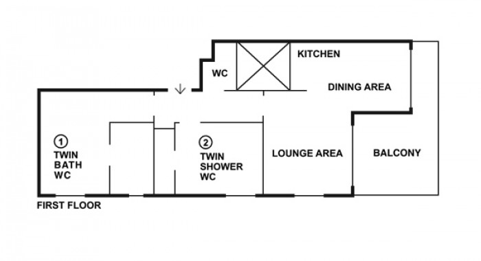 Chalet Bellevue, Courchevel 1650 ski chalet, image 7