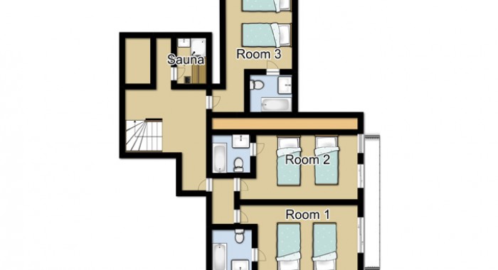 Chalet Le Cedre Blanc, Meribel ski chalet, image 6