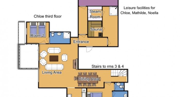 Chalet Chloe, Val Thorens ski chalet, image 7
