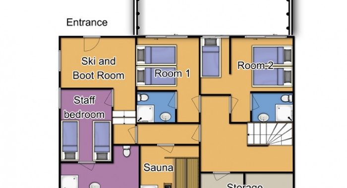 Chalet L'Ancolie, Meribel ski chalet, image 6