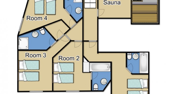 Chalet La Rocheure, Val D'Isere ski chalet, image 6