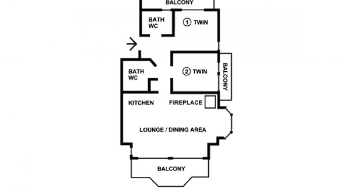 Chalet Le Blanchot (Scalottas Lodge), Courchevel 1650 ski chalet, image 7