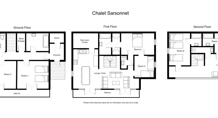 Chalet Sarsonnet, La Plagne 1800 ski chalet, image 6