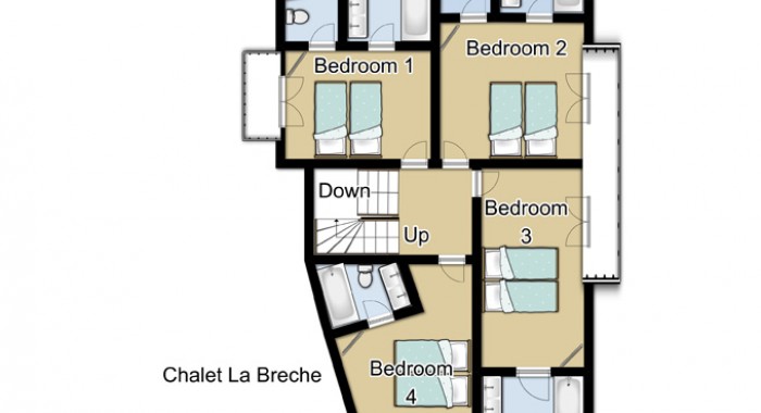 Chalet La Breche, Alpe d'Huez ski chalet, image 7