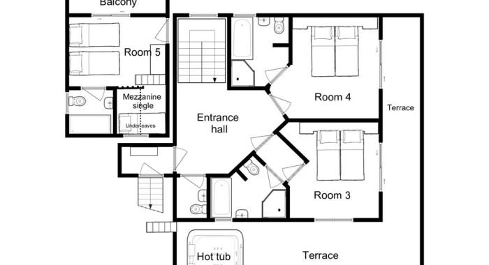 Chalet Mariefleur, Meribel ski chalet, image 6